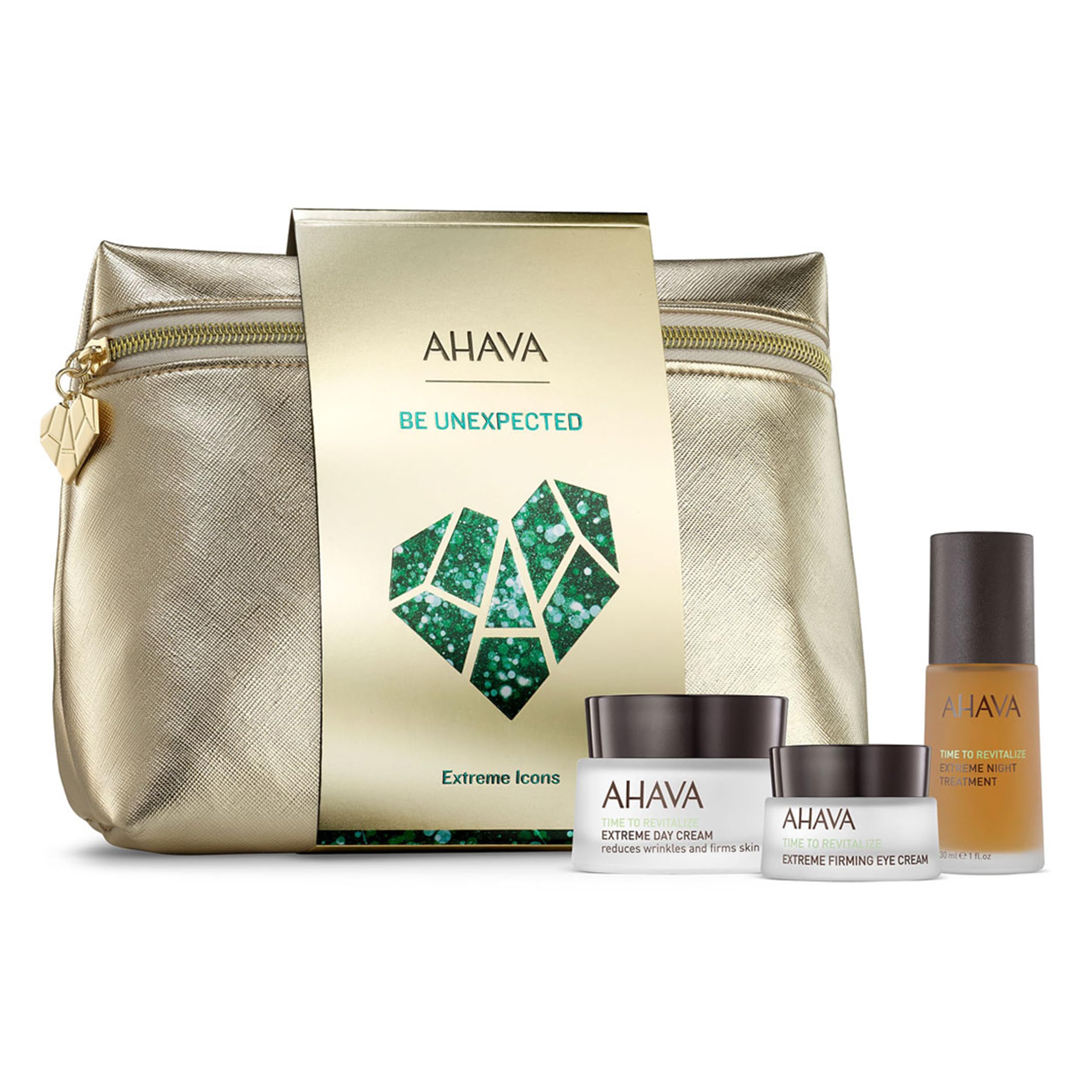 AHAVA Dare to Glow Gift Set - Luxurious Dead Sea Skincare Set with Mineral-Infused Body Lotion & Hand Cream - Perfect for Spa Nights, Self-Care Rituals & Holiday Gifting