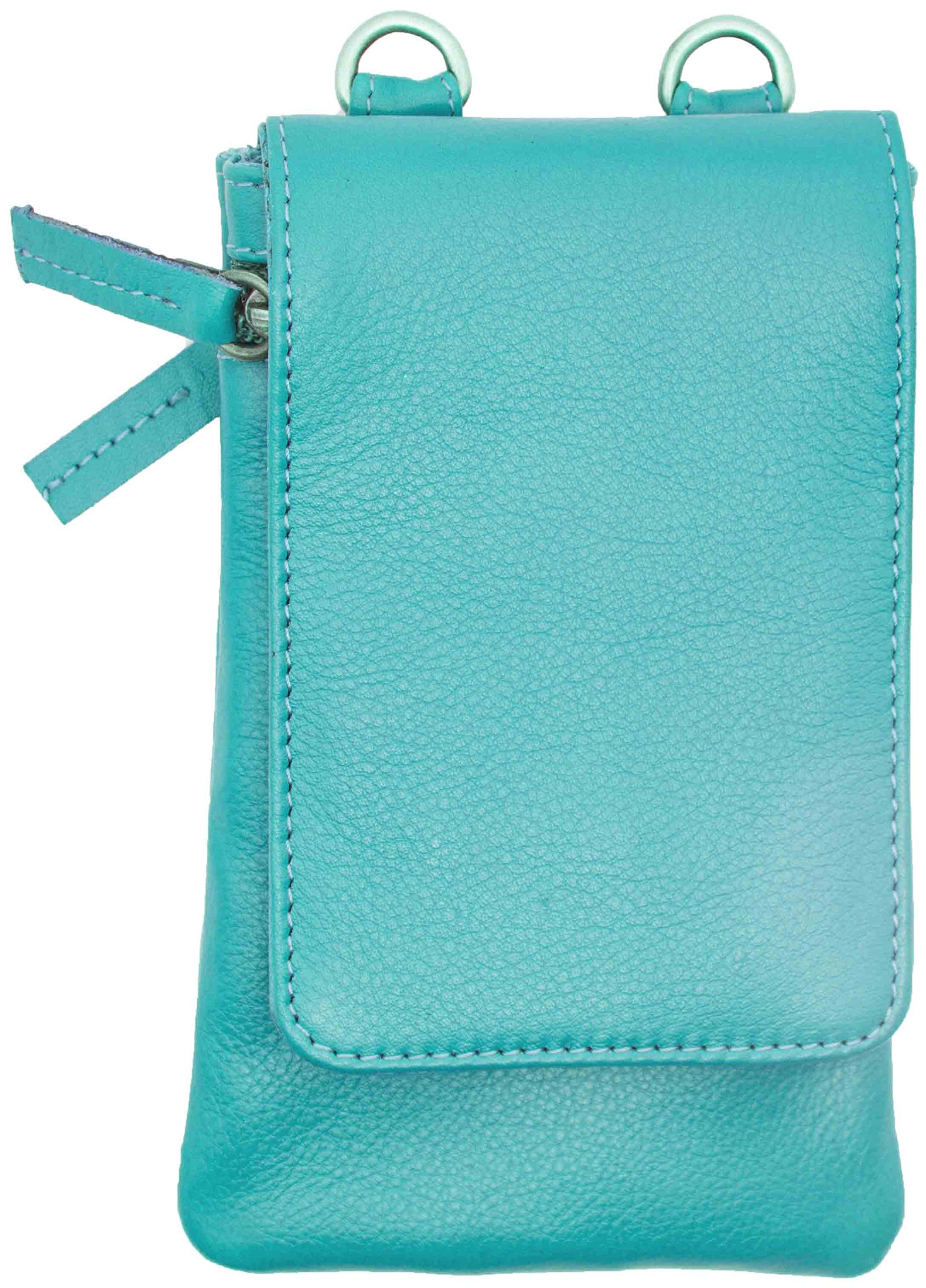 Genuine Cowhide Leather Mini Crossbody Wallet Shoulder Bag for Women - Stylish Night Out Purse, Compact Phone Holder for Parties, Travel & Daily Use