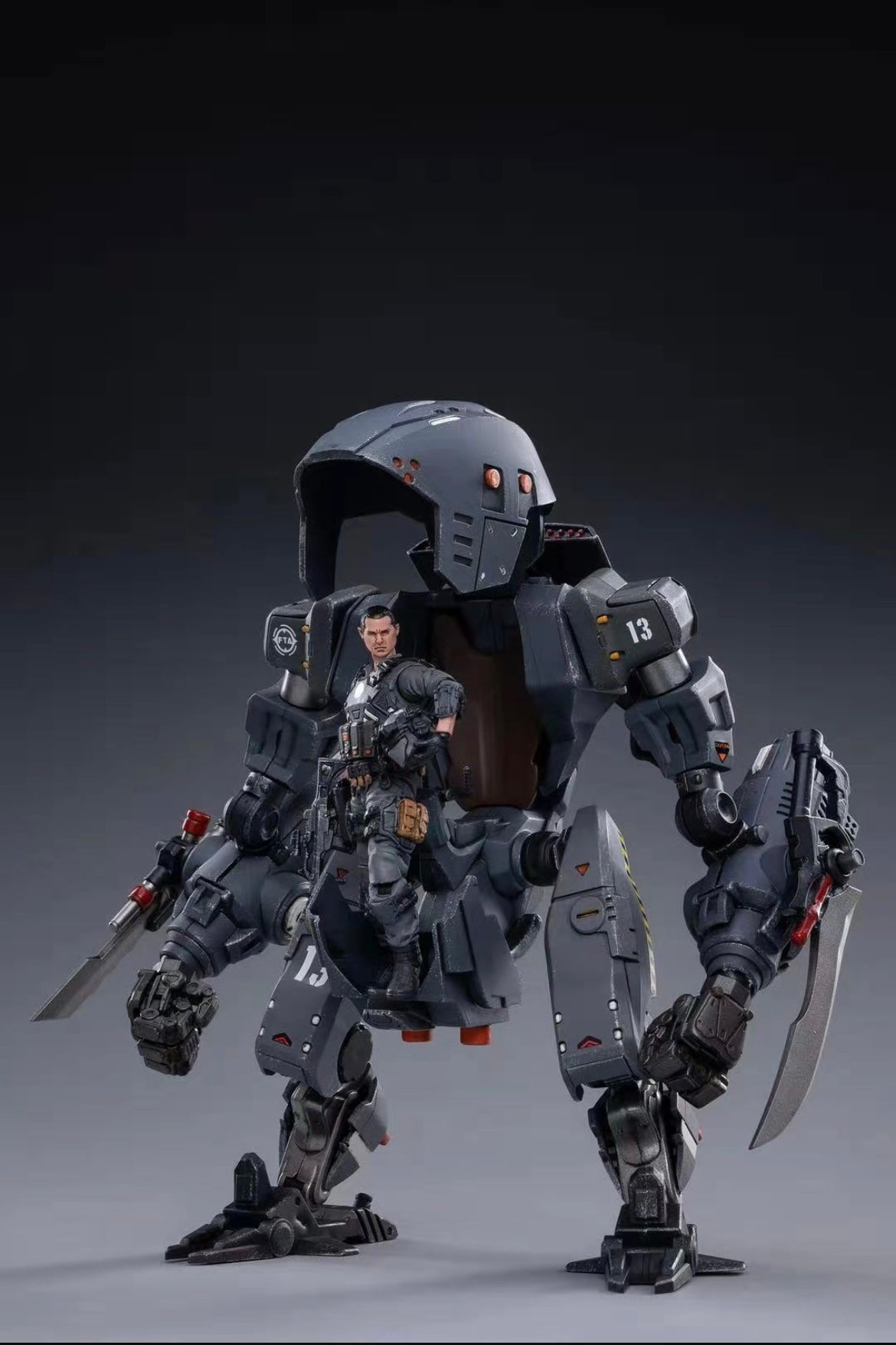 JOYTOY 1/18 Scale Firehammer NOS-02 Anime Mecha Action Figure Collectible Model - Perfect for Display, Anime Fans & Sci-Fi Collectors