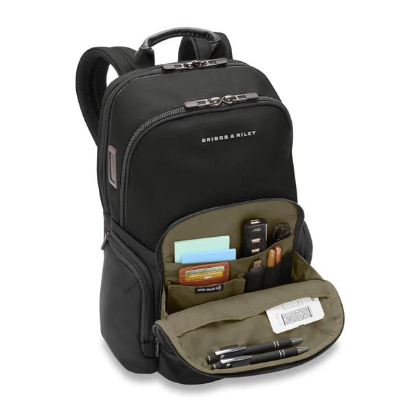 Briggs & Riley HTA Medium Cargo Backpack - Durable Travel Backpack with Multiple Pockets for Laptop, Work & Outdoor Adventures | Perfect for Business Trips, Hiking & Commuting