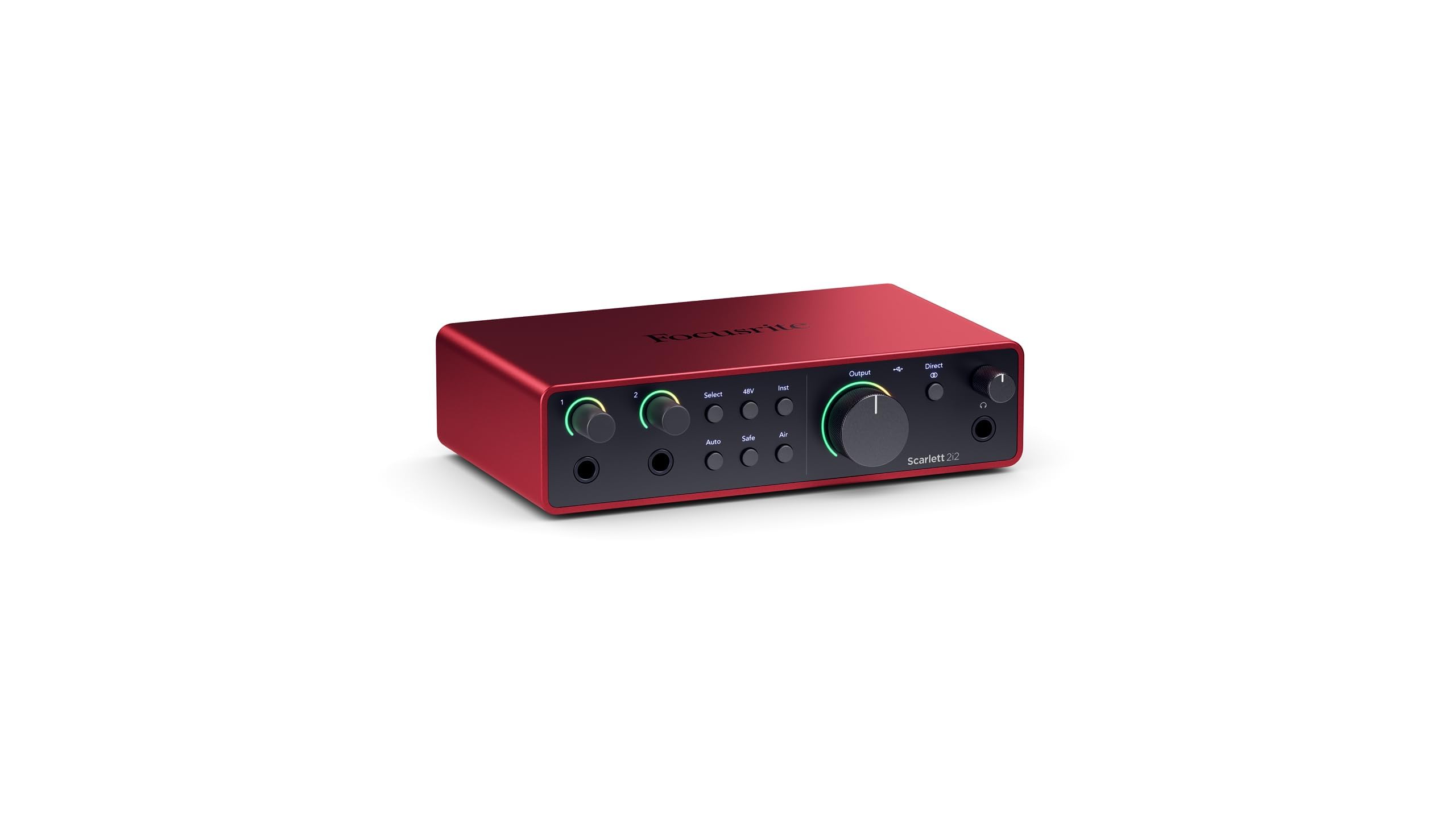 Focusrite Scarlett 2i2 4th Gen USB Audio Interface - Professional Studio Recording, Streaming & Podcasting with High-Fidelity Sound | Perfect for Home Studios, Music Production & Content Creation