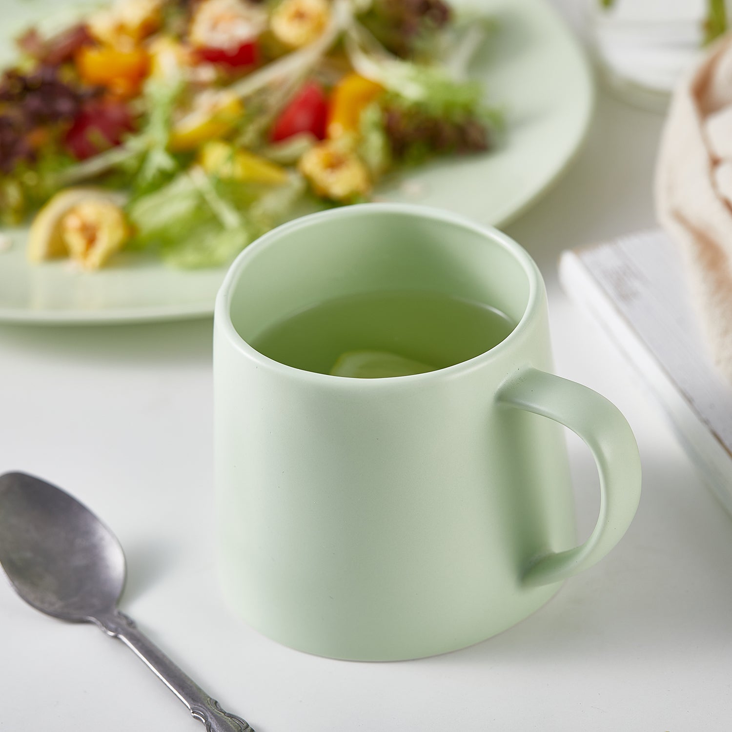 Premium Delilah Porcelain Coffee Mug Set - 6 Pack, Elegant Ceramic Tea Cups for Home, Office & Gifts - Dishwasher & Microwave Safe