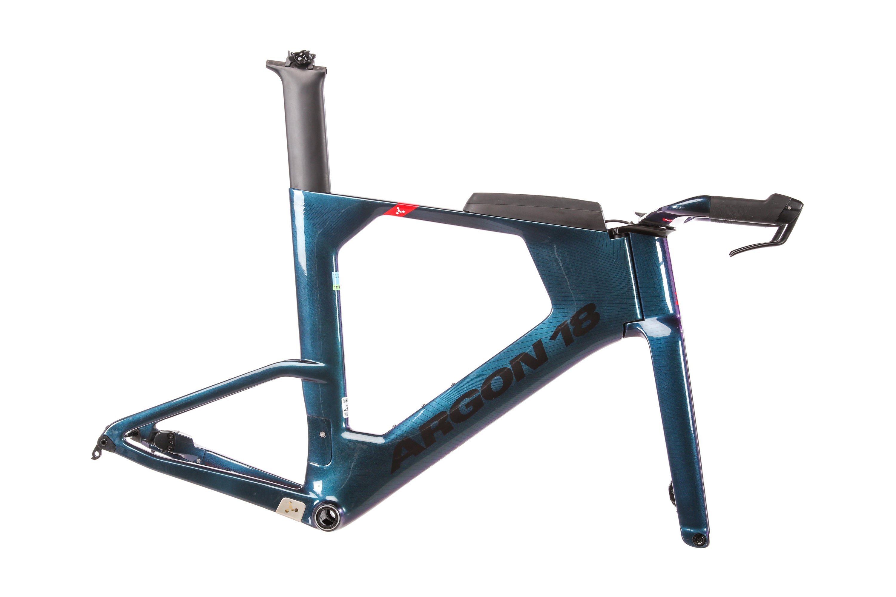 Argon 18 E-119 TRI+ XL Frameset 2024 - Premium Carbon Triathlon Bike Frame for Competitive Racing & Endurance Training