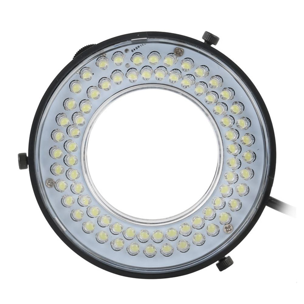 LED Ring Light for Microscope - Adjustable Illuminator Lamp with Easy Installation for Industrial Microscopes & Camera Use | Perfect for Lab Research, PCB Inspection & Biological Observation