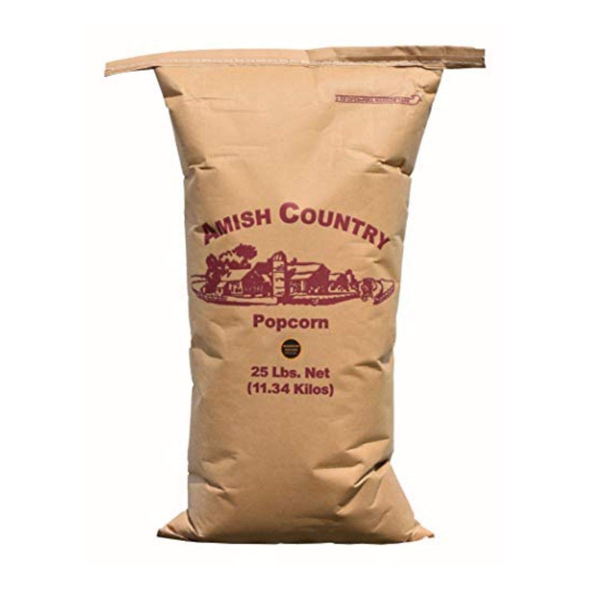 Amish Non-GMO Popcorn Kernels 25lb - Gluten Free Snacks for Movie Nights
