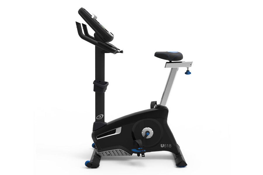 Nautilus U618 Upright Exercise Bike for Home Gym - Quiet Magnetic Resistance Indoor Cycling Bike with LCD Display & Heart Rate Monitor - Perfect for Cardio Workouts & Weight Loss Training