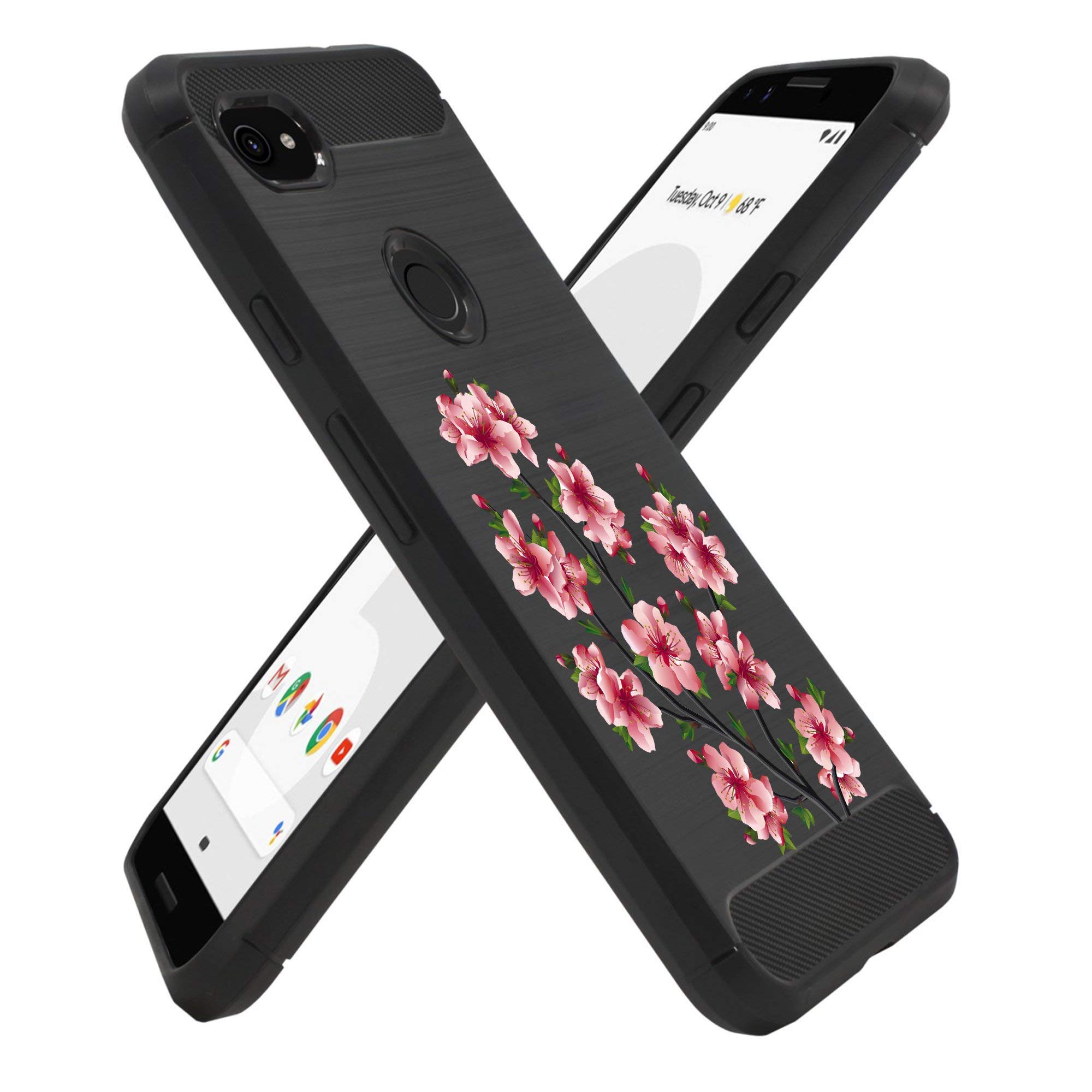 Google Pixel 3A XL Case - Tribal Floral TPU Cover for Daily Protection