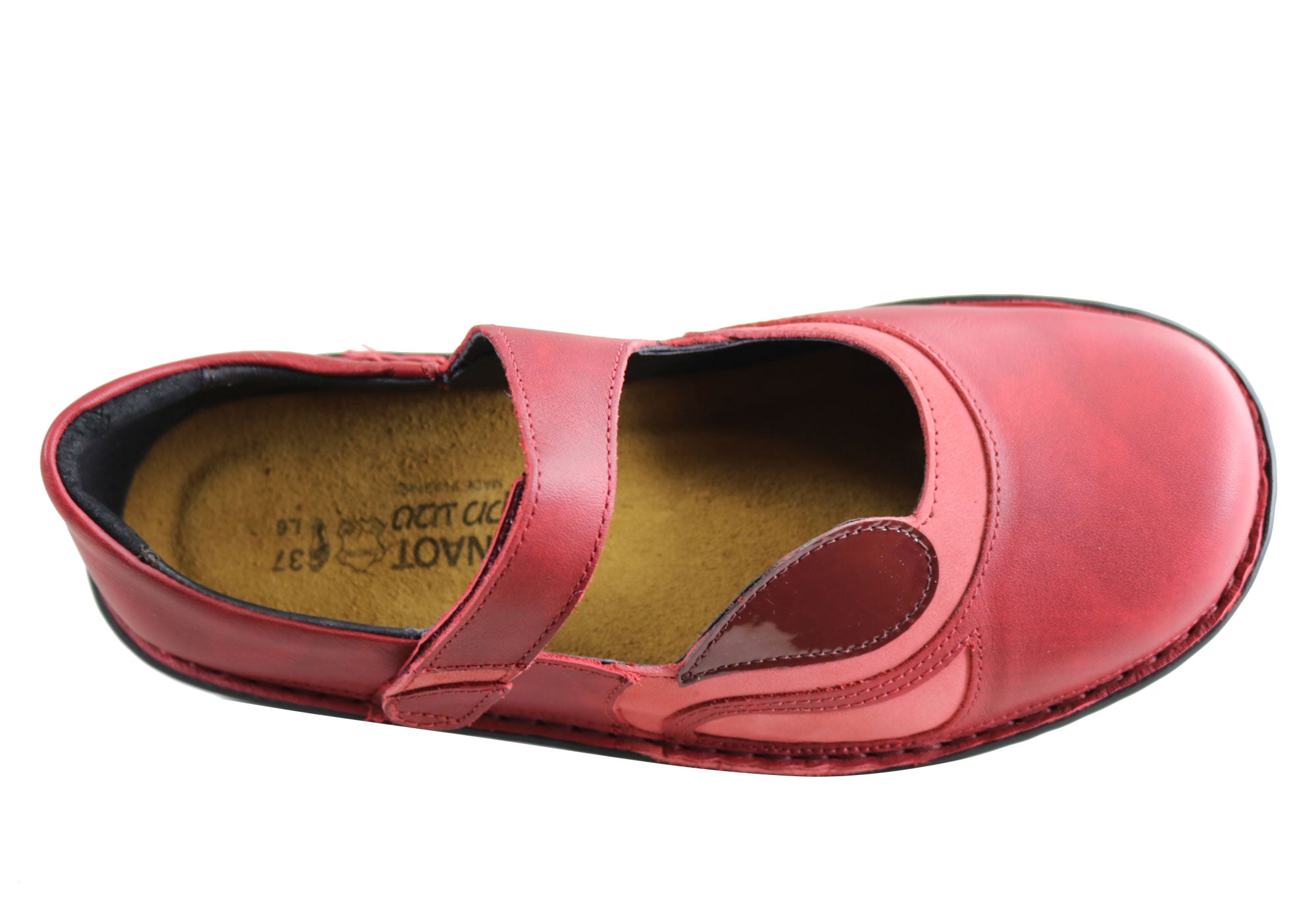 Naot Conga Women's Comfort Supportive Wide Fit Leather Mary Jane Shoes - Perfect for Work, Travel & Everyday Wear
