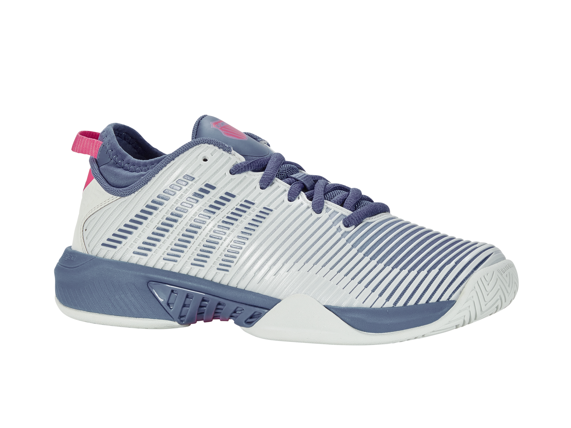 Hypercourt Supreme Basketball Shoes - Blue Blush/Infinity/Carmine Rose | High-Performance Court Sneakers for Men & Women | Perfect for Indoor & Outdoor Basketball Games, Training, and Casual Wear