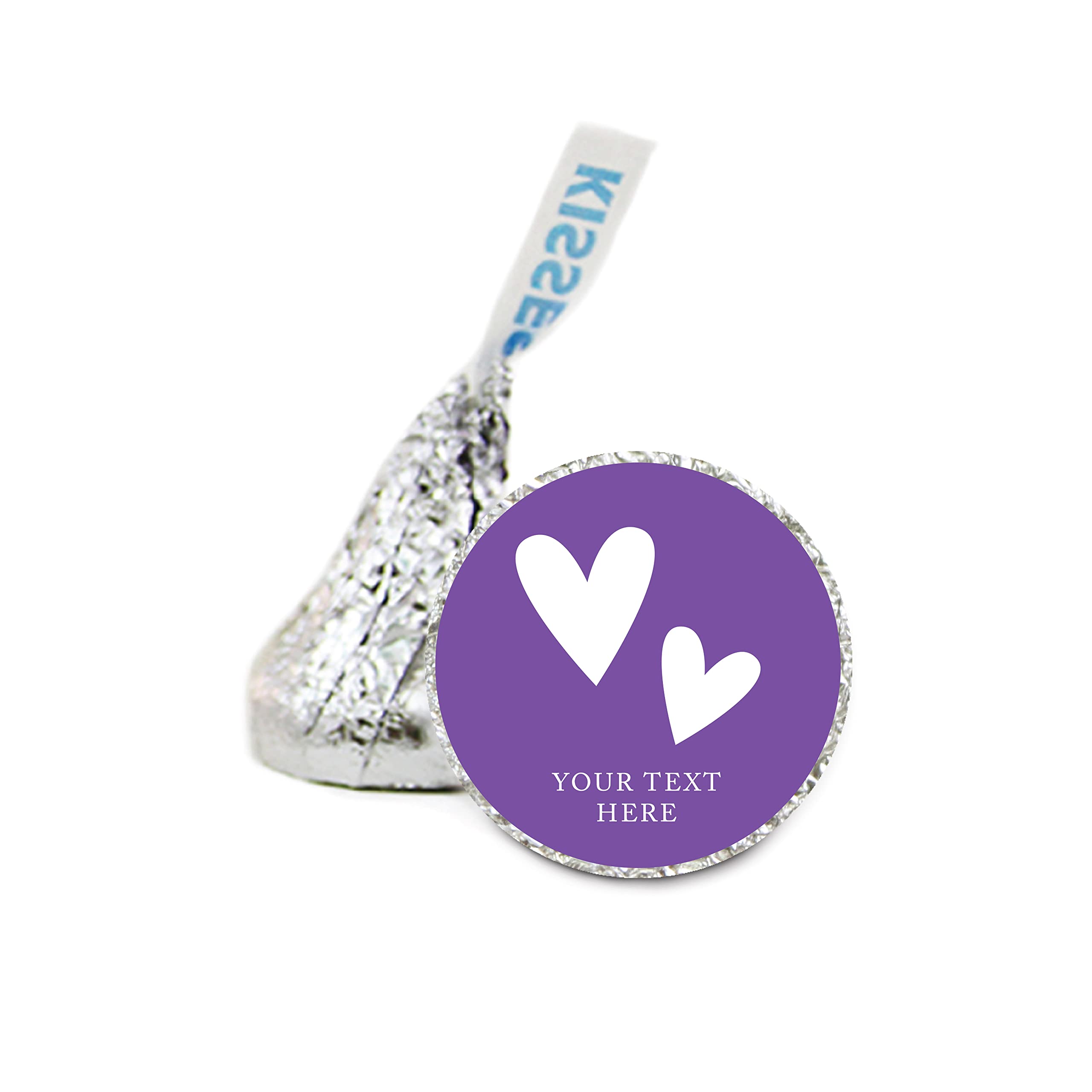 Personalized Chocolate Labels - 216-Pack Custom Stickers for Weddings & Party Favors