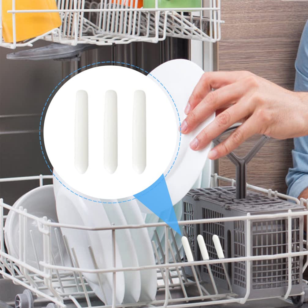 SOLUSTRE 250pcs Dishwasher Rack Protector Caps - Dishwasher Tine Covers, Cord & Screw Thread Protectors, Prong Jacket Tips - Prevent Scratches & Damage to Dishes (For Bosch, Whirlpool, KitchenAid Dishwashers) - Perfect for Home, Restaurant & Commercial Use