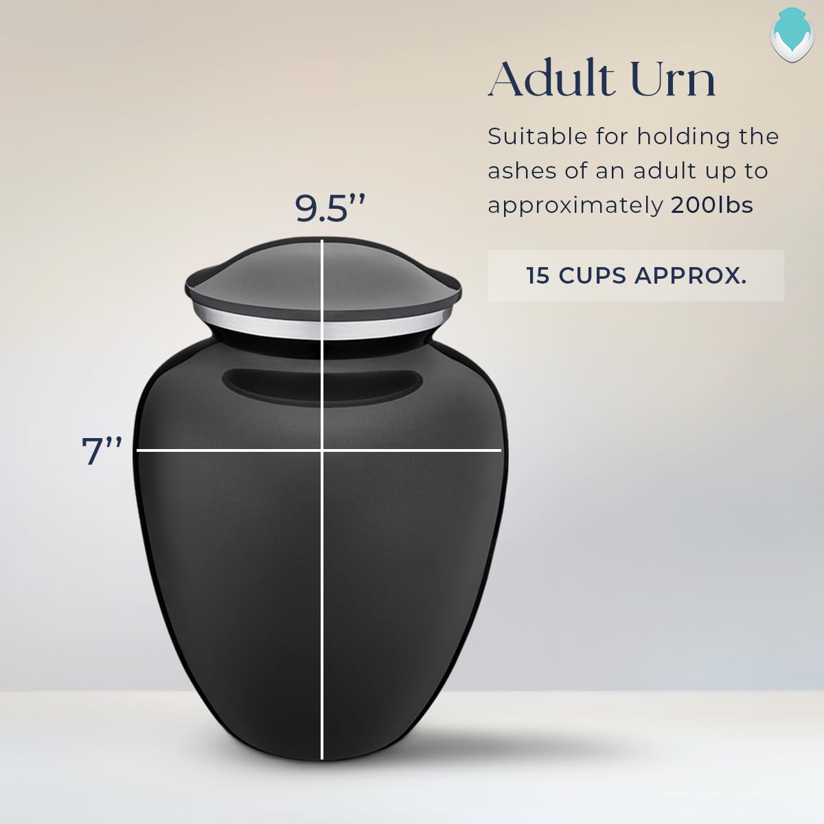 Personalized Football Cremation Urn for Ashes - Large Charcoal Funeral Urn for Men & Women with Double-Sided Engraving (Holds 200 lbs) - Perfect for Memorializing Sports Lovers & Honoring Loved Ones