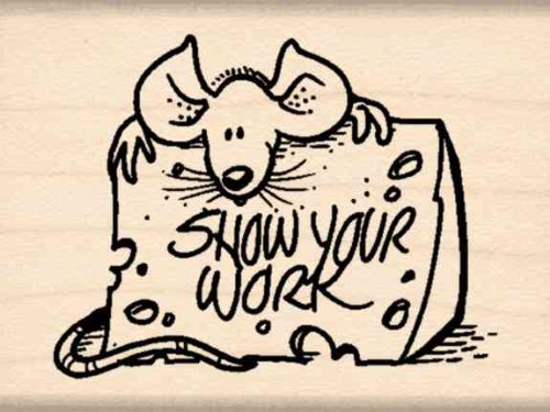 Custom Teacher Rubber Stamp - Personalized 'Show Your Work' Stamp for Math Grading & Classroom Feedback | Perfect for Homework Corrections & Student Encouragement