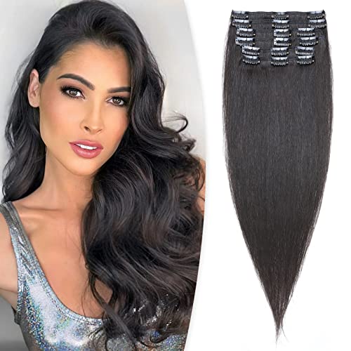 8Pcs-#1B Natural Black