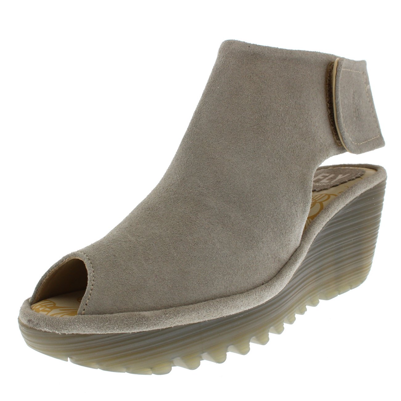 Fly London Women's Open-Toe Heels Pumps - Comfortable & Stylish Dress Shoes for Work, Party & Special Occasions