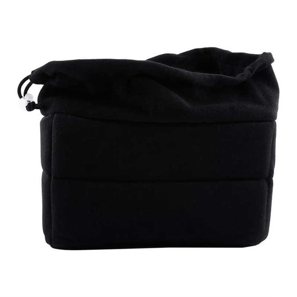 MEENE Universal DSLR Camera Bag - Shockproof Padded Storage for SLR Cameras & Lenses | Velvet Protective Insert Partition | Black | Perfect for Travel, Photography & Equipment Protection
