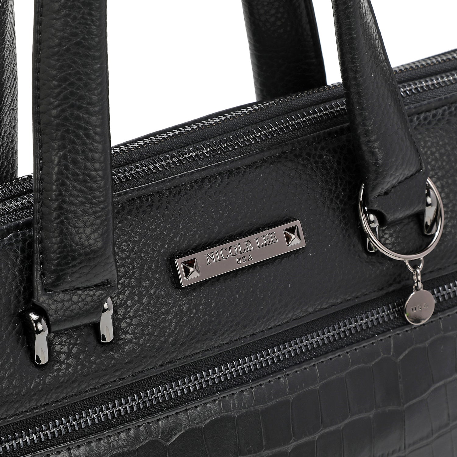 Premium Vegan Leather Briefcase for Men - Durable & Stylish Business Laptop Bag - Perfect for Office, Travel & Professional Meetings
