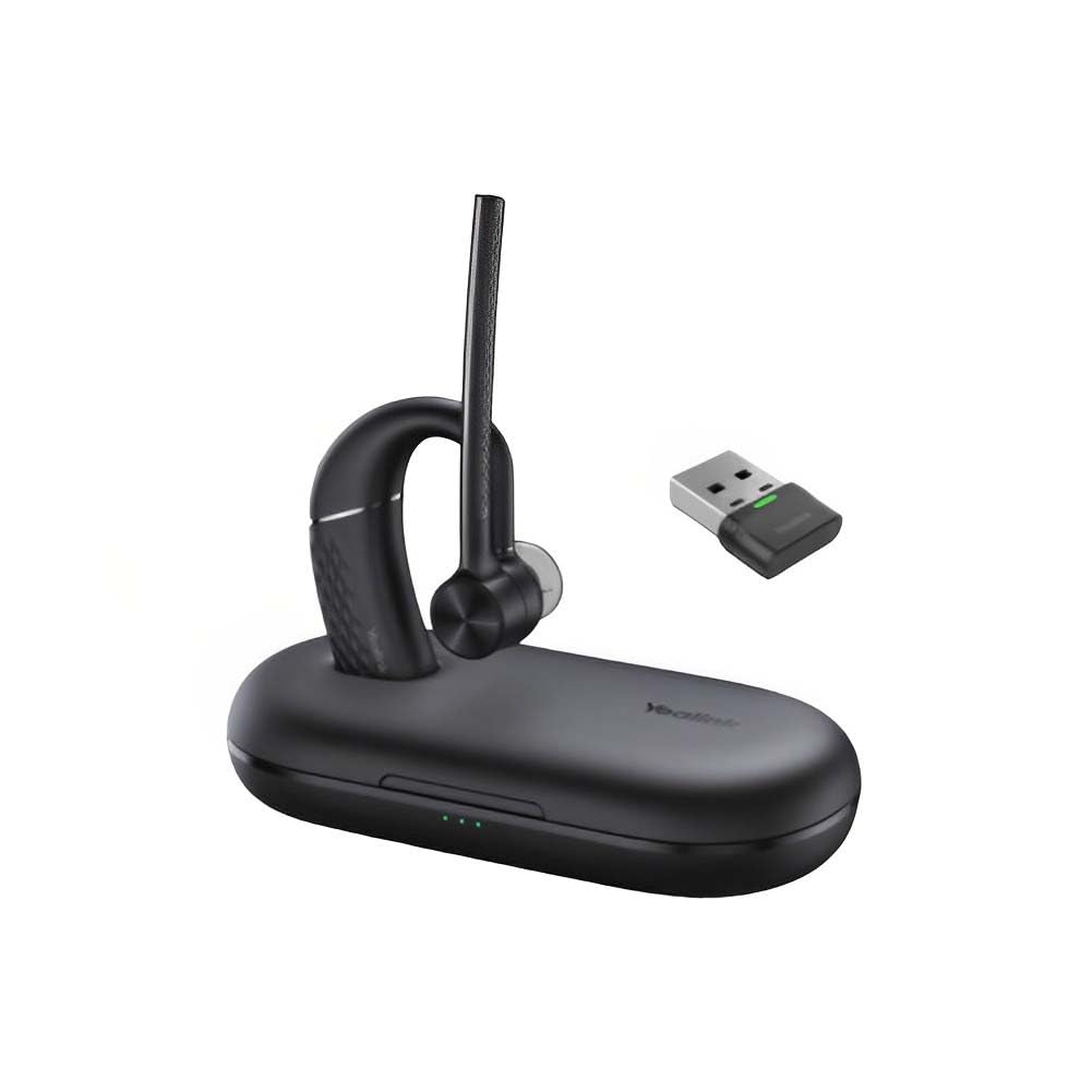 Yealink BH71 Pro Mono Bluetooth Headset - Wireless Office Headset with Noise Cancellation for Business Calls, Remote Work & Online Meetings
