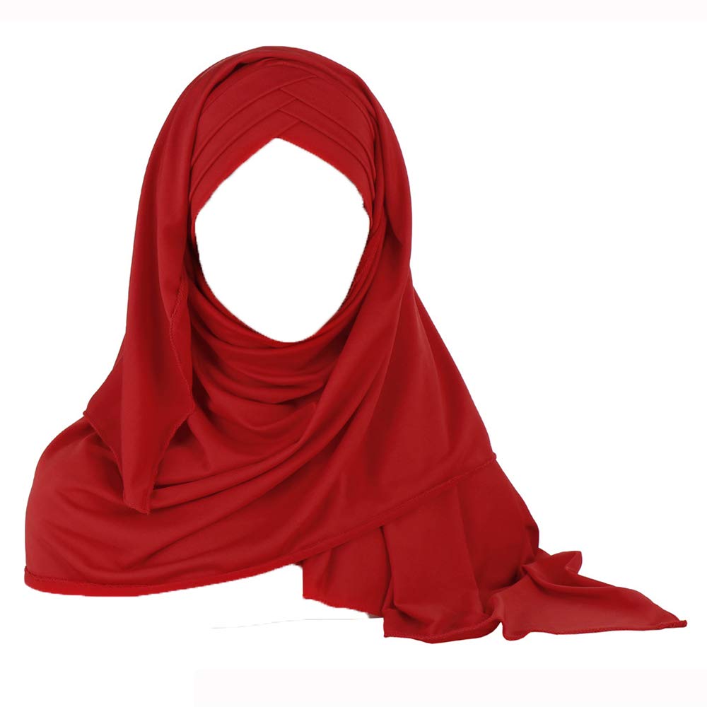 Premium Muslim Hijab Scarf for Women - Soft Milk Silk Long Headscarf, Solid Color Turban Cap & Modest Cape Hat - Perfect for Daily Wear, Prayer, and Special Occasions