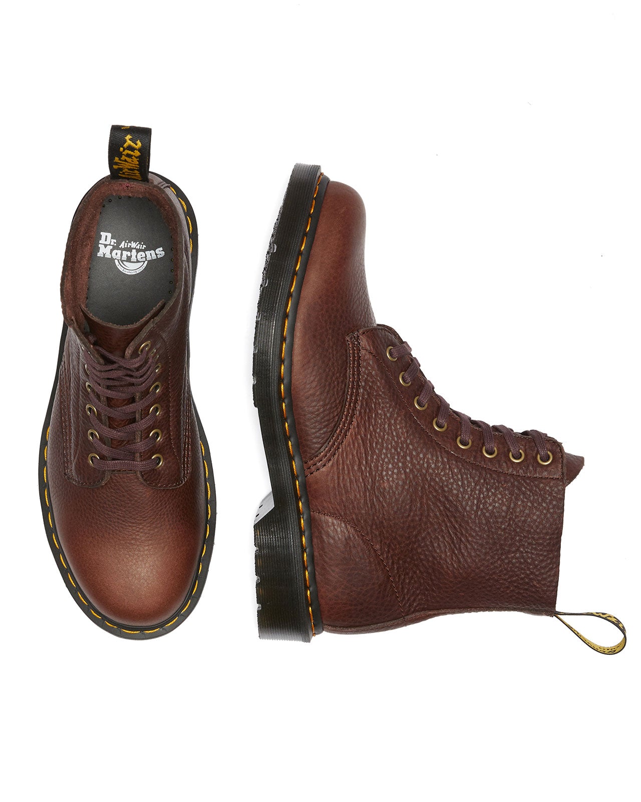 Dr. Martens 1460 Pascal Cask Ambassador Leather Lace-Up Boots - Unisex Classic Ankle Boots for Men & Women | Perfect for Punk Fashion, Street Style & Everyday Wear