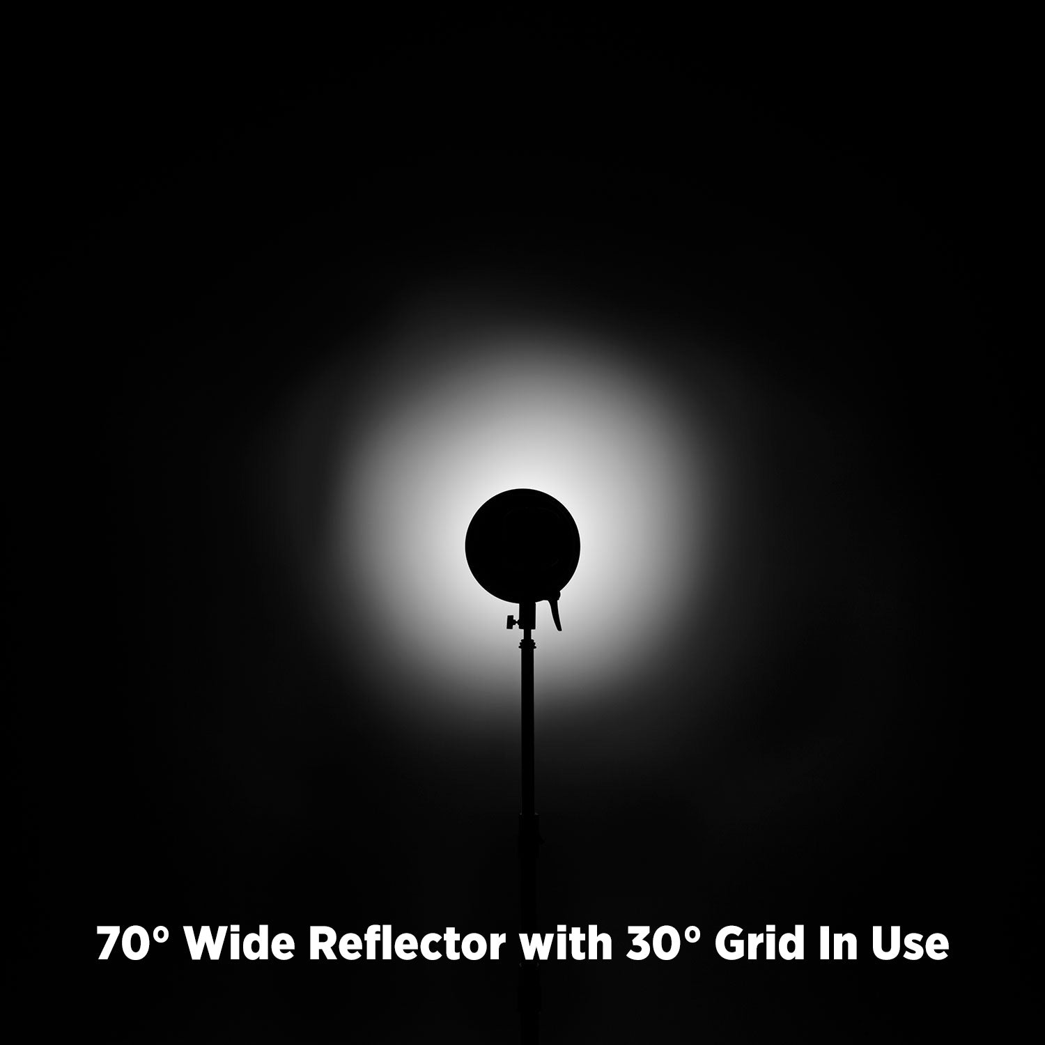 70 Degree Wide Reflector with Honeycomb Grids - Compatible with FJ800, FJ400 II, FJ400 & Bowens Mount - Perfect for Studio Photography, Portrait Lighting & Video Production