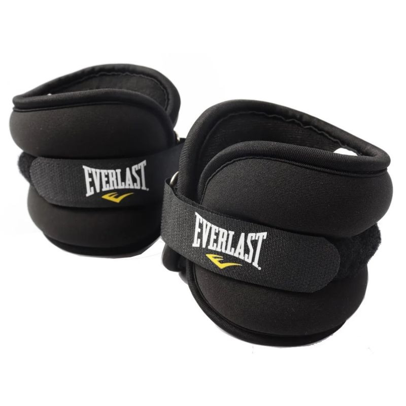 Everlast 1kg Adjustable Ankle & Wrist Weights for Women & Men - Fitness Training, Running, Walking & Home Workouts