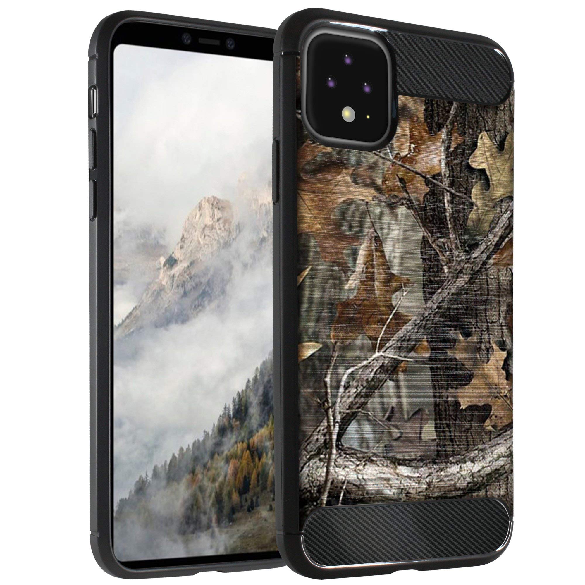 Google Pixel 4 Case - Camo Design Slim Matte Cover for Outdoor & Travel
