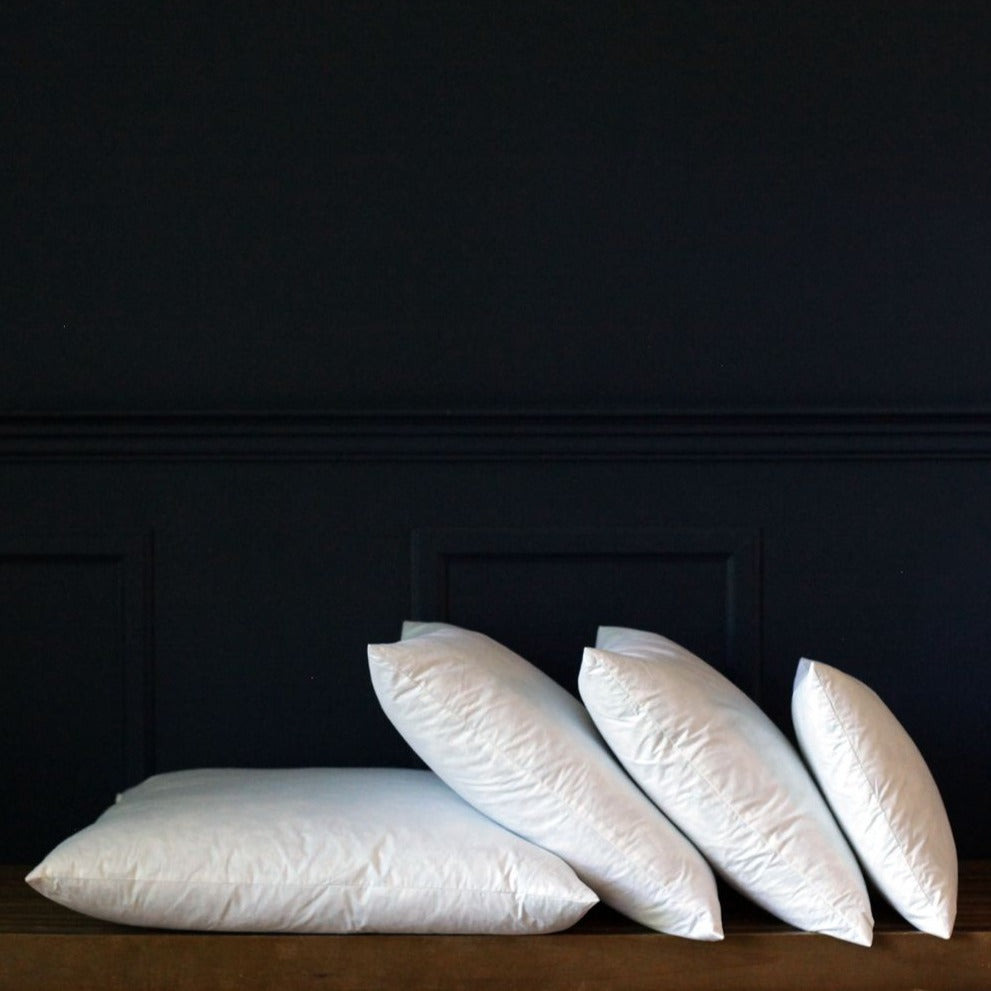 Premium Down Feather Pillow Insert - Soft & Supportive Square Pillow for Bed, Sofa, and Home Decor - Hypoallergenic & Breathable for Ultimate Comfort