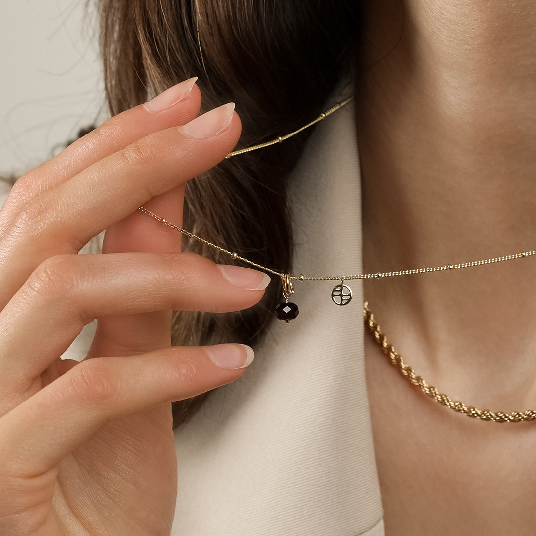 Opulent Black Spinel Charm - Natural Energy Stone Jewelry for Healing & Protection | Perfect for Meditation, Reiki & Spiritual Gifts