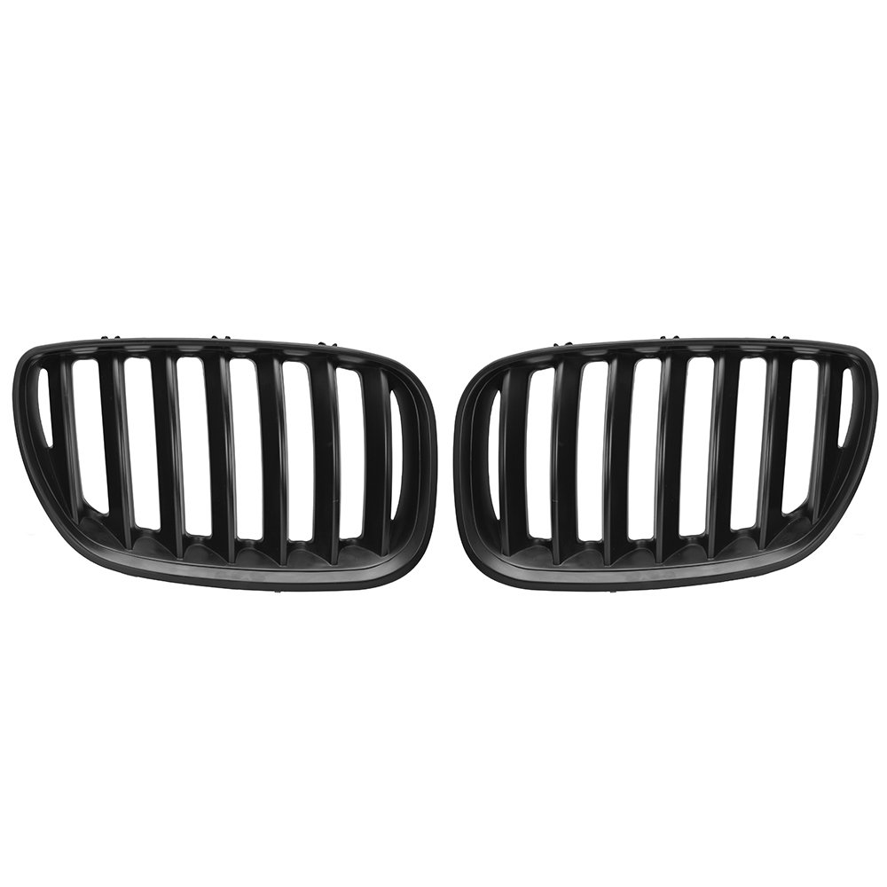 2004-2006 BMW X5 E53 4-Door Facelift Front Kidney Grille - Matte Black Replacement Part | Perfect Upgrade for Off-Road & Urban Driving