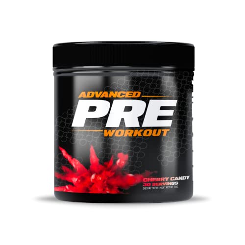 Efectiv Nutrition PRE 225g Pre Workout Powder - Focus, Energy & Dynamine Supplement for Intense Training & Gym Performance | Pre-Workout for Men & Women