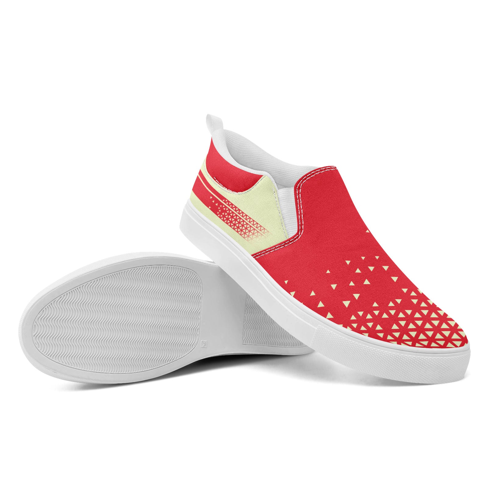 Custom Personalized Slip-On Canvas Sneakers for Men & Women - Lightweight Comfortable Walking Shoes - Perfect for Casual Wear, Travel & Everyday Use