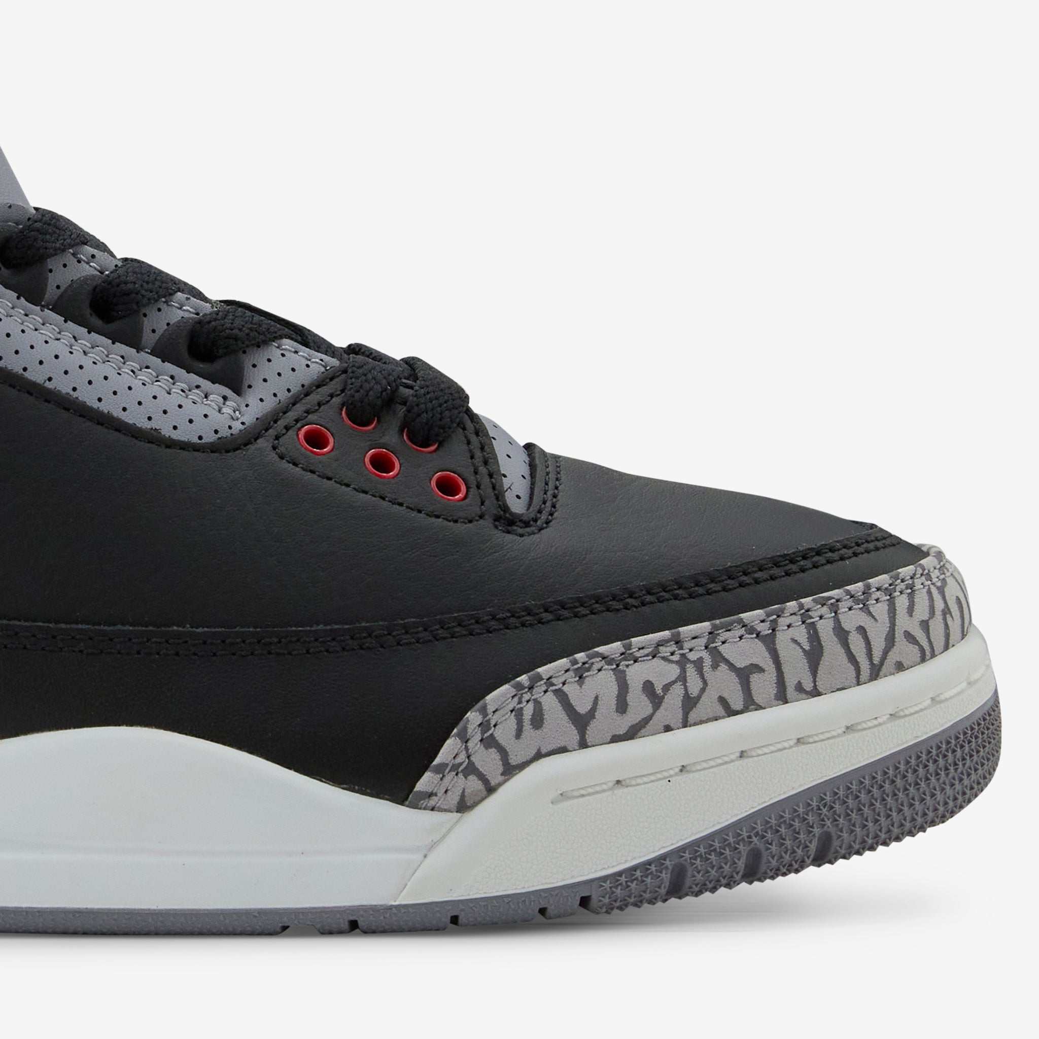 Grade School Air Jordan 3 Retro Sneakers - Black/Fire Red/Cement Grey/Summit White - Basketball Shoes for Kids - Perfect for School, Sports & Casual Wear