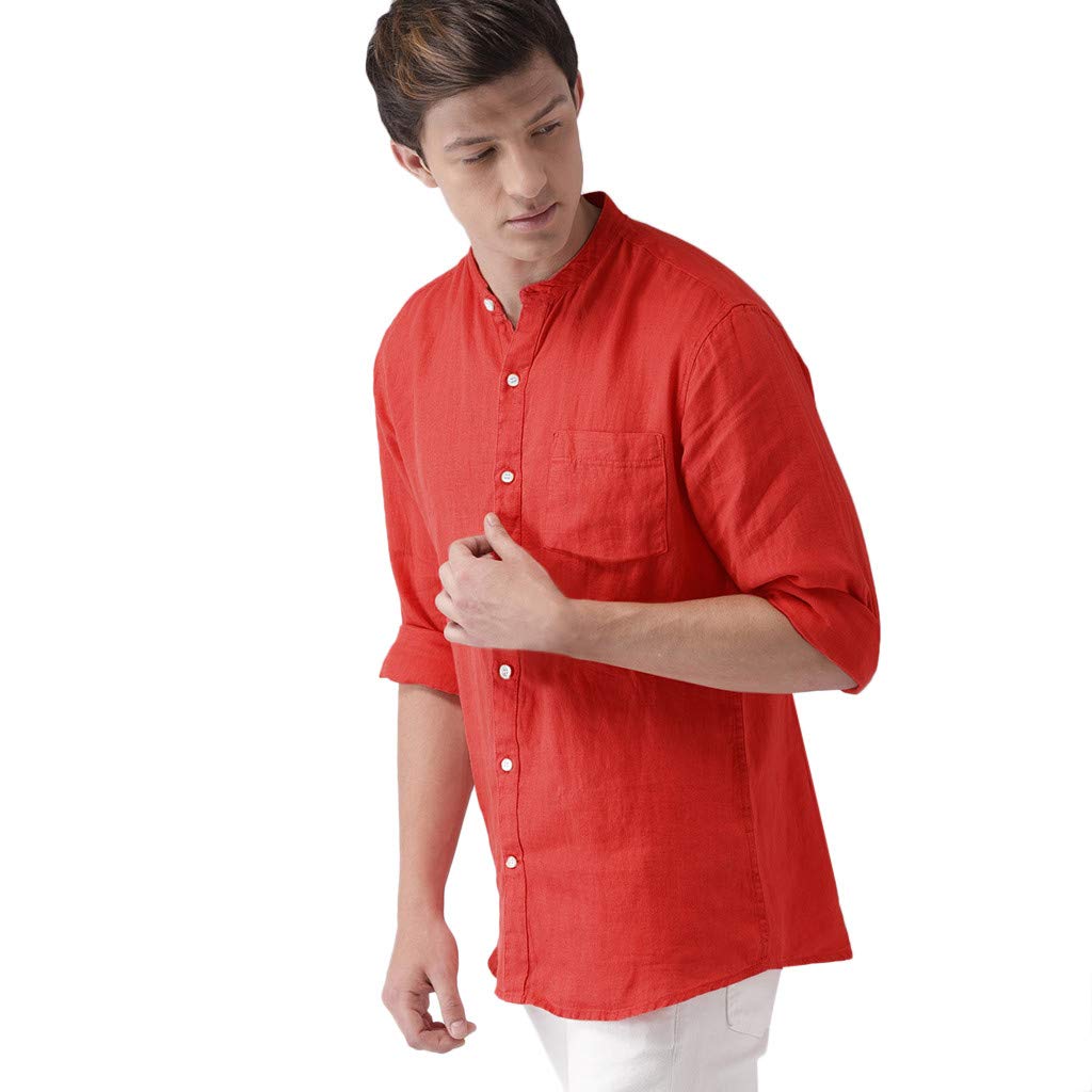 Men's Polo Shirt - Summer Fashion Solid Color Casual Comfortable Cotton Shirt for Work & Outdoor Activities | Breathable Top for Golf, Office & Daily Wear