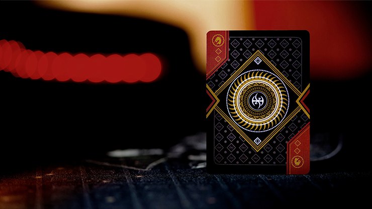 De'vo Standard Edition Dark Lordz Black Playing Cards - Premium Quality for Magic Tricks, Cardistry, and Poker Games