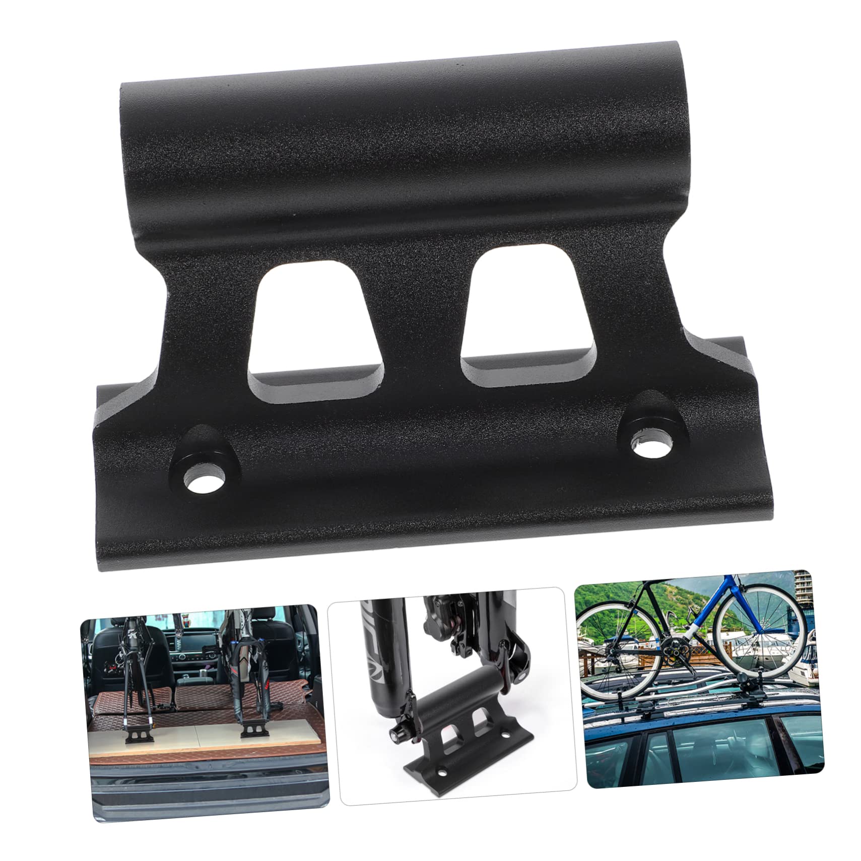 BIUDECO Aluminum Alloy Bike Fork Mount - Front Rack Fixed Clip for Bicycle Hitch - Easy Installation Tool for Road & Mountain Bikes - Perfect for Commuting, Touring & Outdoor Adventures