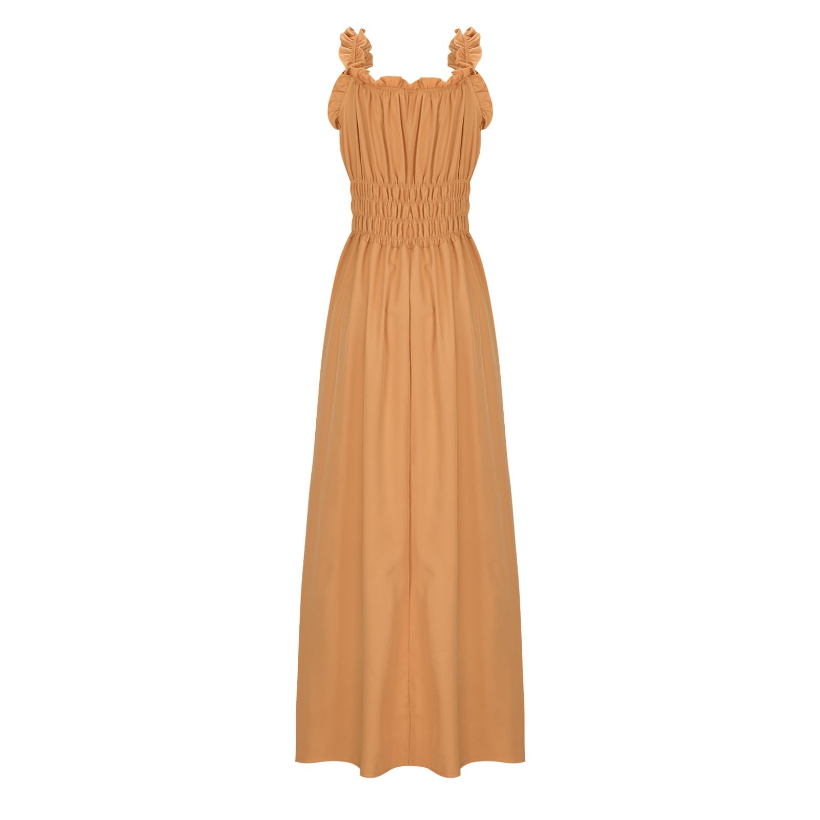 2024 Women's Summer Maxi Sundress - Cute Milkmaid Cocktail Dress for Plus Size | Beach, Wedding & Party Wear