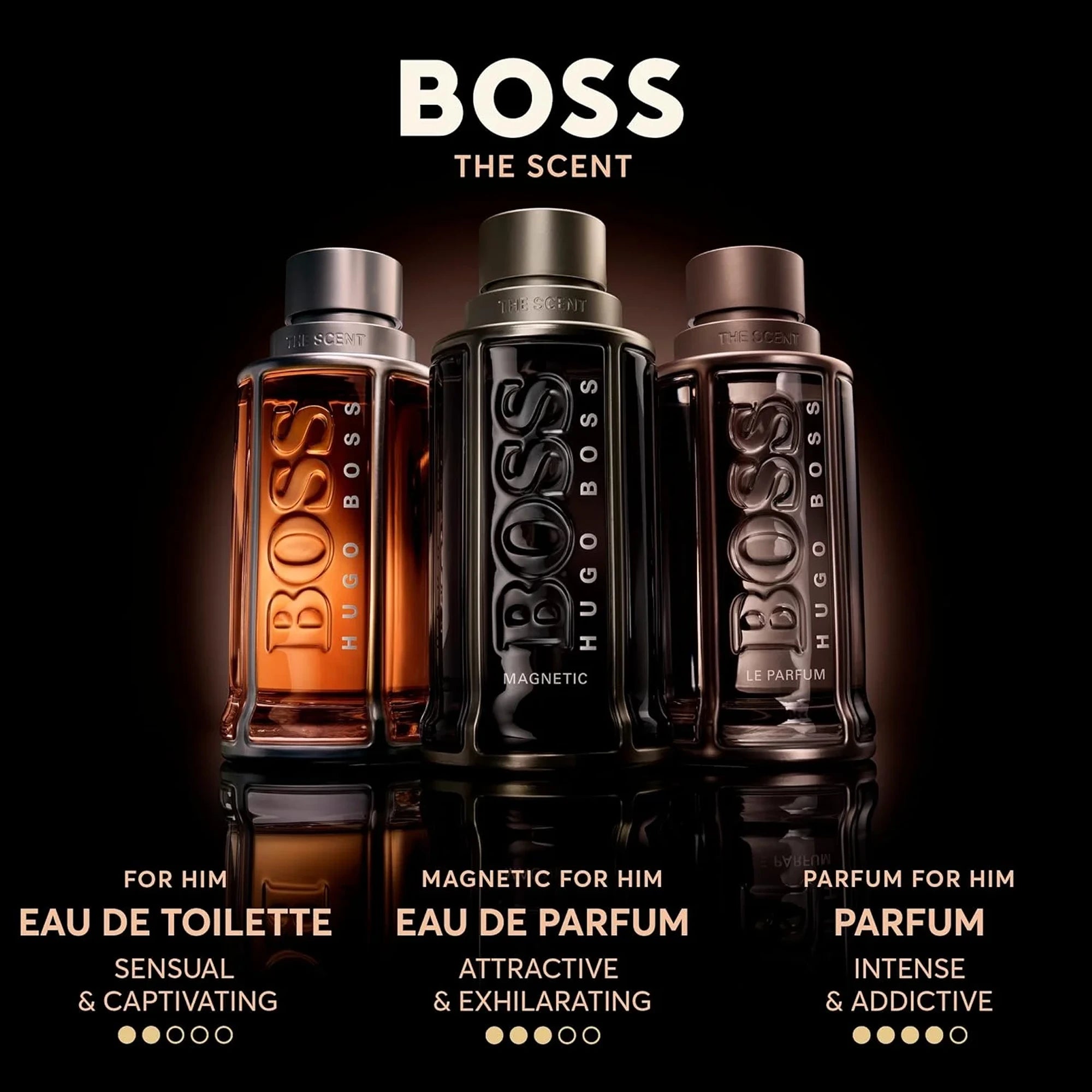Boss The Scent Eau de Parfum for Men - 3.4 oz / 100ml Luxury Cologne, Long-Lasting Fragrance for Date Night & Special Occasions
