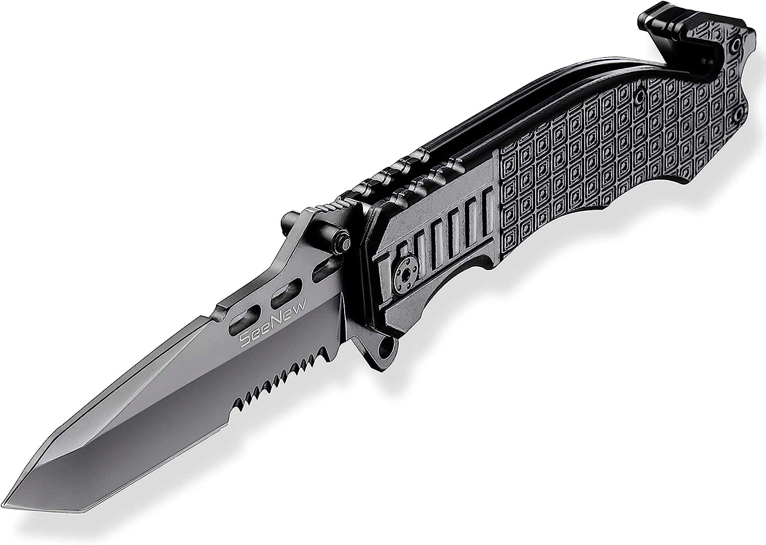 Best Folding Pocket Knife for Outdoor Survival - Stainless Steel Blade & Aluminum Handle | Compact One-Hand Operation | Ideal for Work, Hiking, Camping, Bushcraft & Everyday Carry (EDC)
