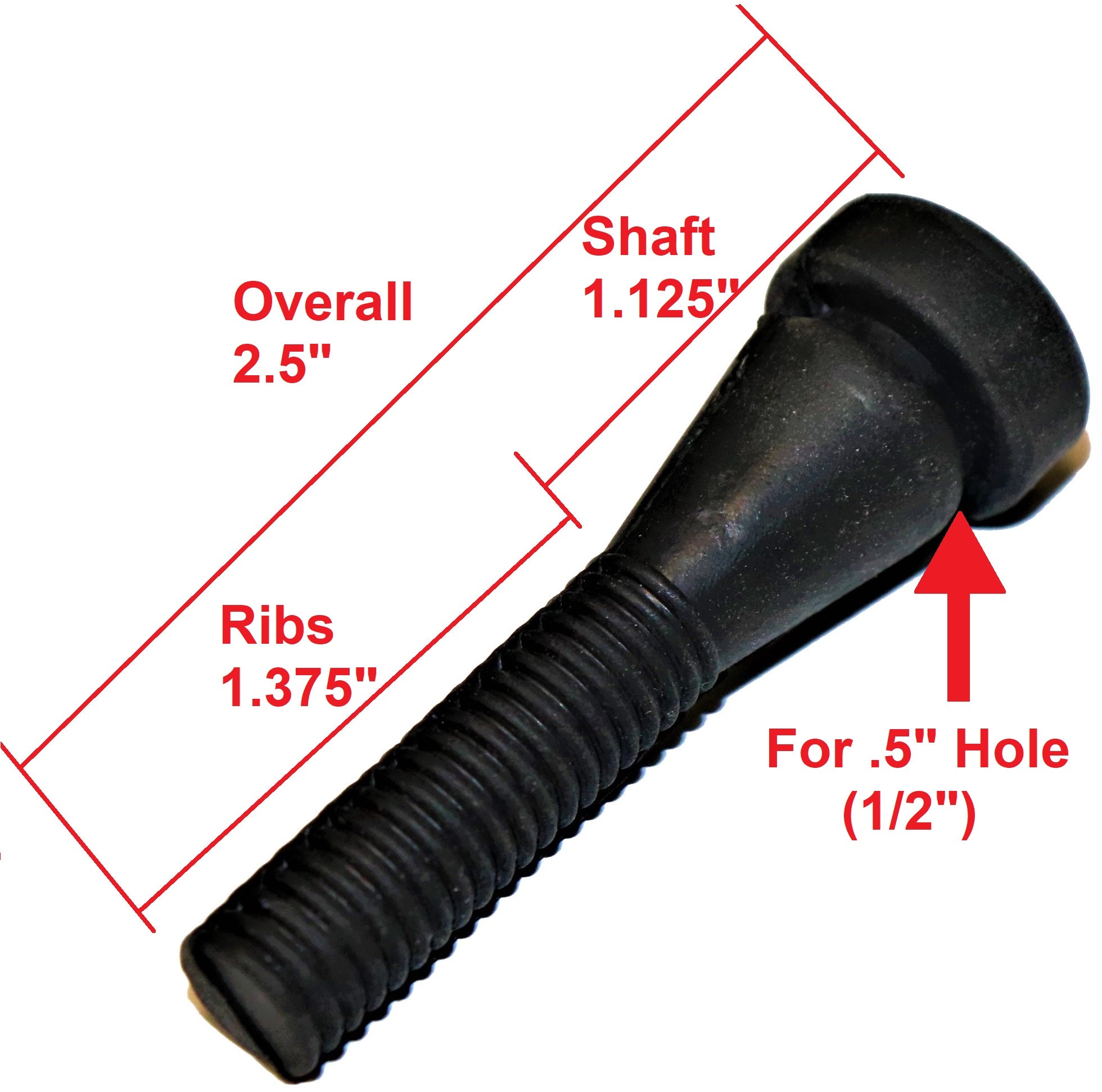200 Small Rite Farm Poultry Plucker Fingers - Durable Rubber Fingers for Chicken Plucker Machine - Perfect for Home Butchering & Small Farm Poultry Processing