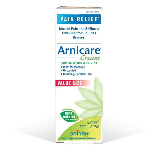 Boi Arnicare Cream 4oz (2 Pack) - Natural Pain Relief for Bruises, Muscle Soreness & Joint Discomfort - Perfect for Athletes, Post-Workout Recovery & Daily Pain Management