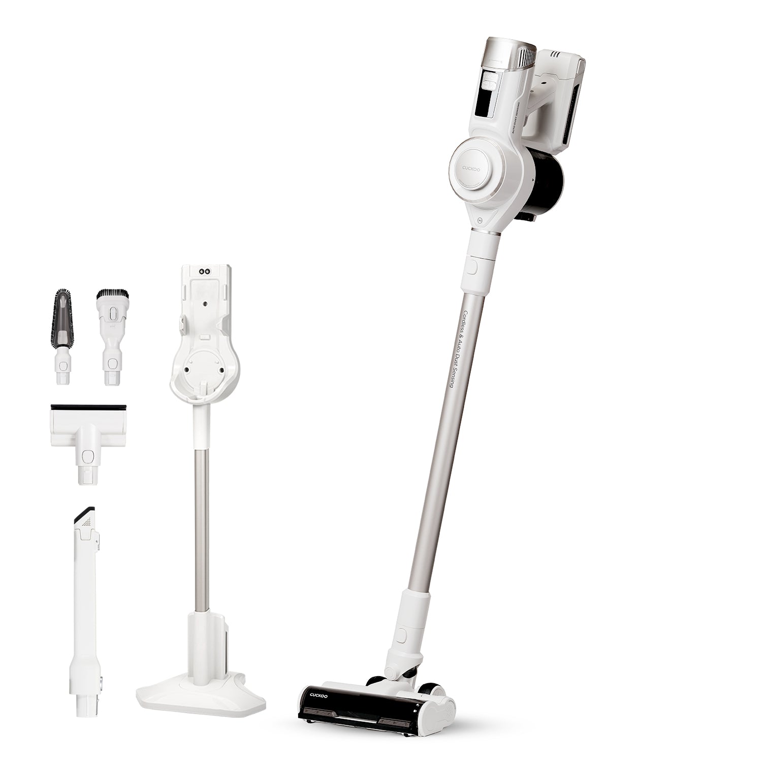 Powerclone CVC A1410NW Cordless Vacuum Cleaner - Lightweight, Powerful Suction for Pet Hair, Hard Floors & Carpets - Perfect for Home, Office & Car Cleaning