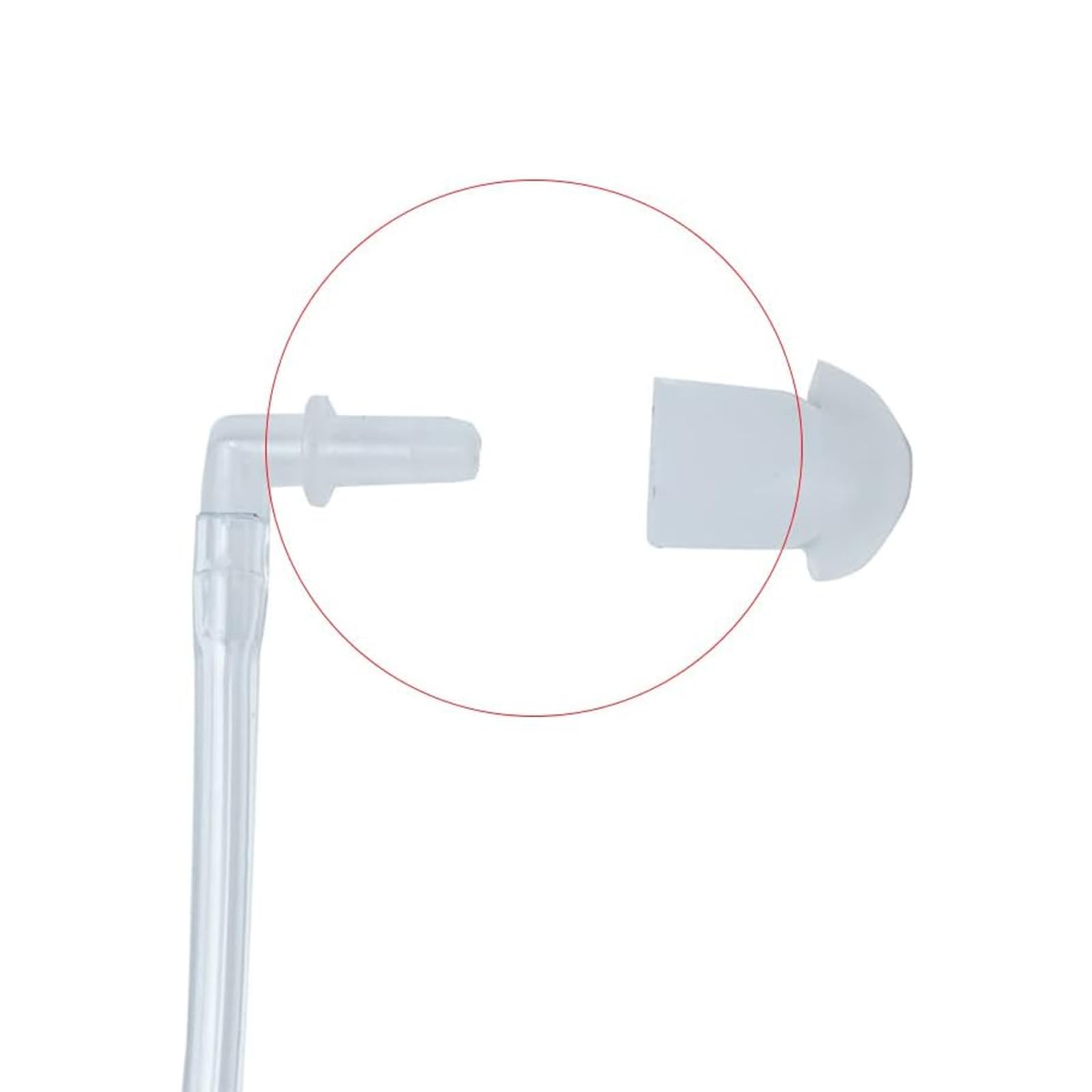 BVMAG 100 Pack Replacement Mushroom Earbud Tips for Baofeng Motorola Kenwood Cobra Walkie Talkie Headsets - Comfortable Noise Isolation Ear Cushions for Surveillance Kits & Two-Way Radio Communication