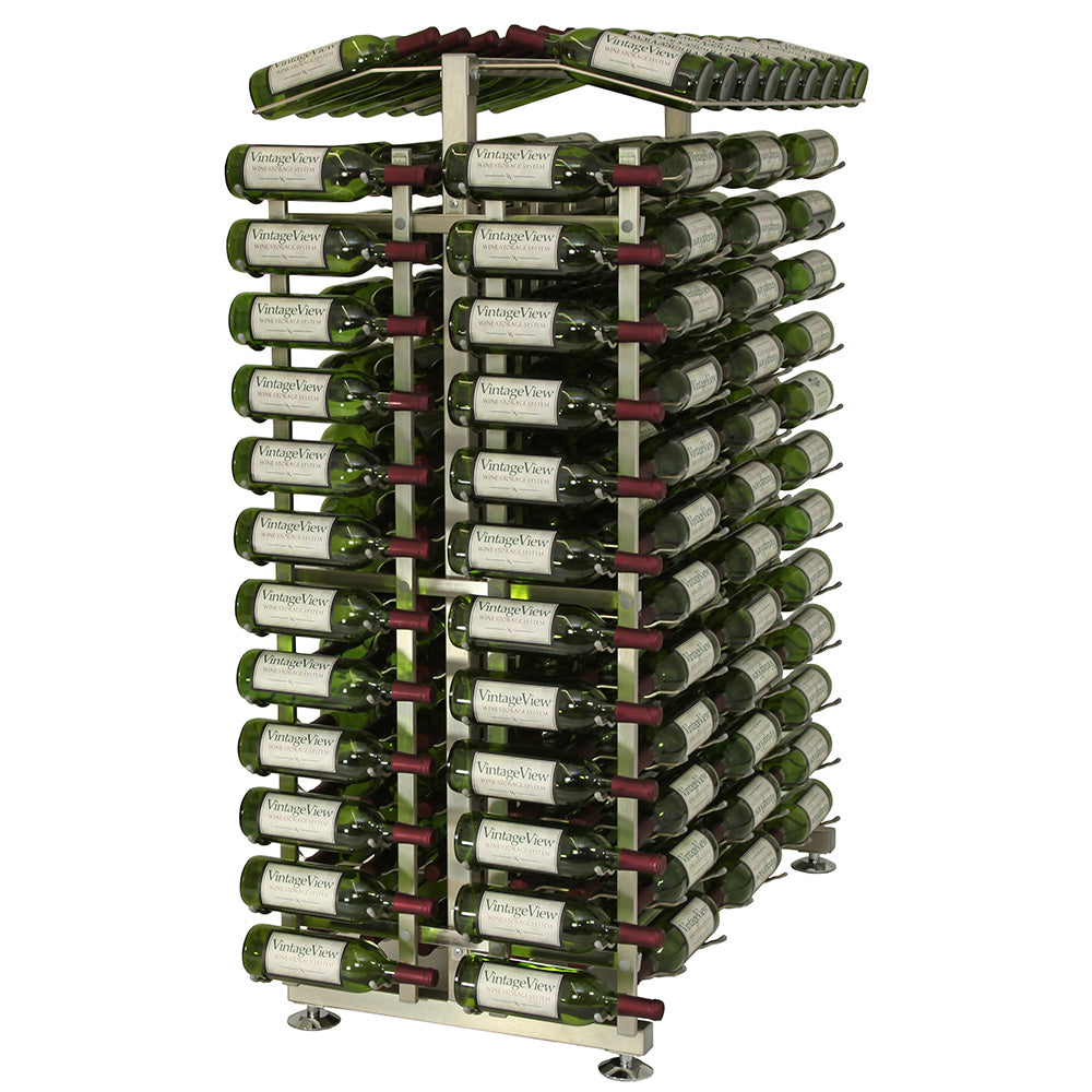 Commercial Wine Rack - Sturdy Metal Endcap Display for Liquor Bottles - Perfect for Bars, Restaurants, and Retail Stores