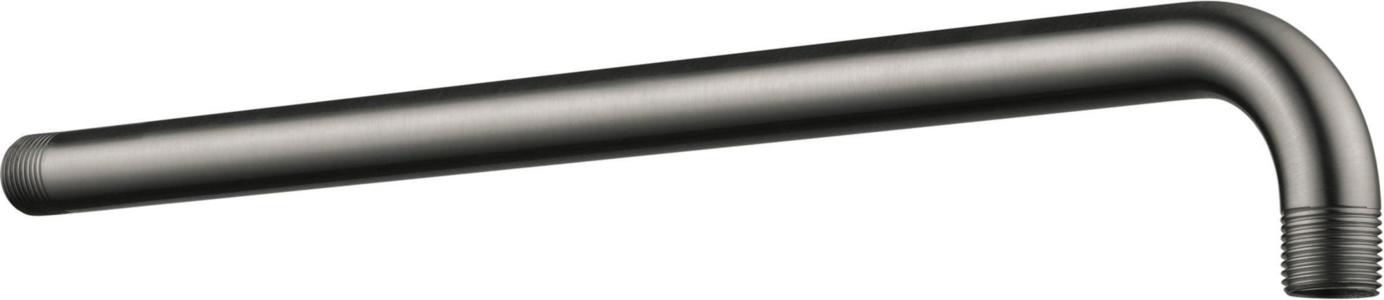 Delta RP46870KS 16-Inch Black Stainless Steel Shower Arm - Durable Bathroom Fixture for Modern Showers & Bathroom Renovations