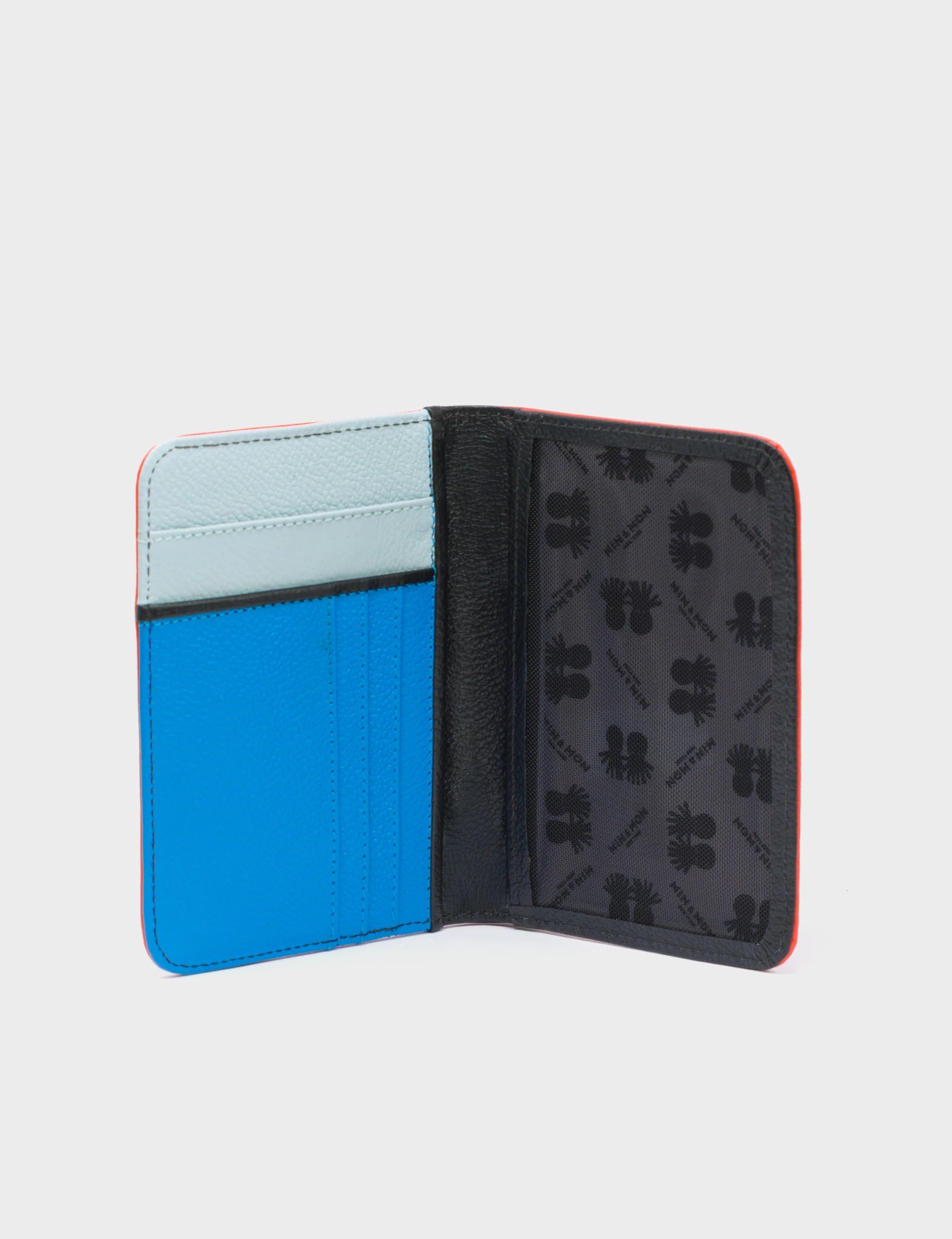 Frida Fiesta Red Leather Passport Holder with Tiger & Floral Embroidery - Stylish Travel Accessory for Women, Perfect for Vacations & International Trips