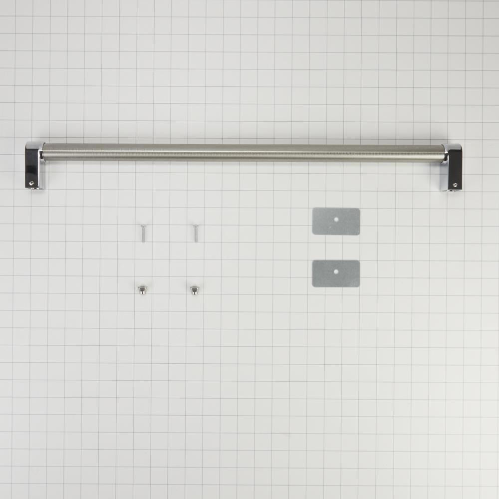 Amana W11247090 Refrigerator Handle Kit with Two Red Medallions - Replacement Part for Panel Ready Undercounter Refrigerators | Perfect for Kitchen Remodeling & Appliance Repair