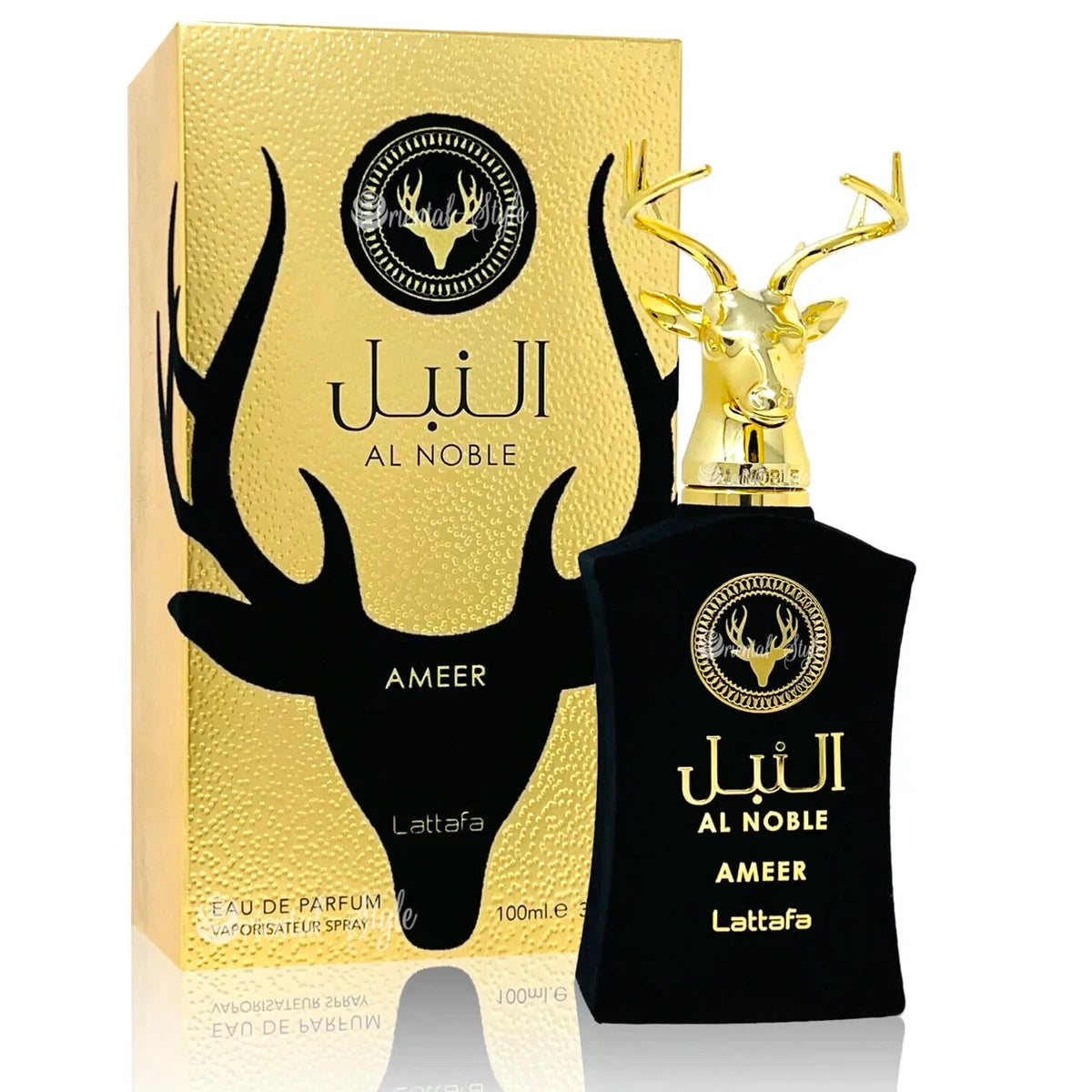 Lattafa Al Noble Ameer 3.4 oz Eau de Parfum for Men & Women - Long Lasting Unisex Perfume for Date Night, Office & Special Occasions