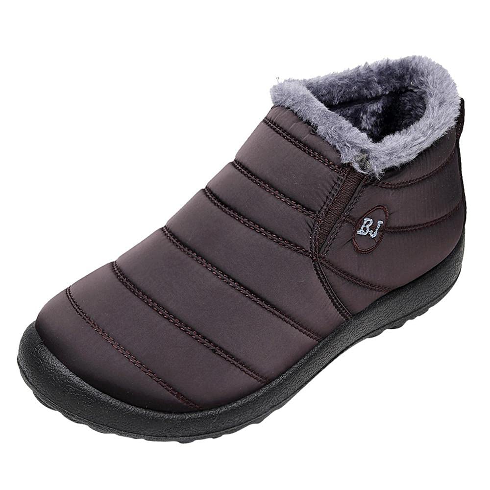 Women's Winter Snow Boots - Waterproof, Warm & Comfortable Slip-On Fur Lined Boots for Outdoor Activities | Cute Winter Shoes for Women - Perfect for Snowy Days, Hiking & Cold Weather Fashion