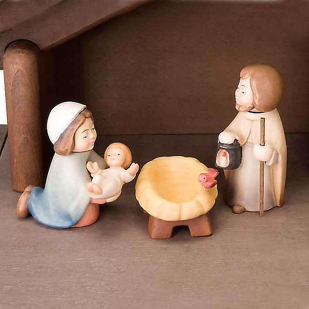 Magnetic Wooden Crib for Kids - Safe & Fun Baby Crib with Animal Magnets (Ox, Sheep) - Perfect for Nursery, Playroom & Montessori Learning
